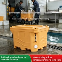 Glacière rigide grande capacité en gros pour usine, boîte isotherme extérieure pour camping, pêche, aliments, boissons, stockage au froid, OEM