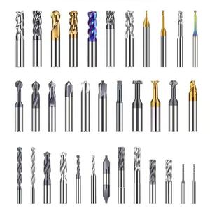 Fraises à bois en tungstène HR55 personnalisées avec revêtement en étain Fraises à bout en carbure monobloc non standard CNC 1F/2F/3F/4F Prise en charge OEM - Product Image 3