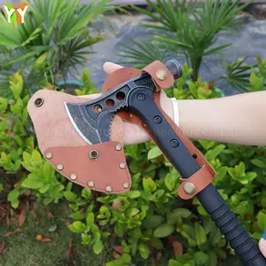 Kulit Hatchet Blade Cover Axe Holder untuk Alat Belt Hammer Holder Axe Hammer Loop untuk Belt