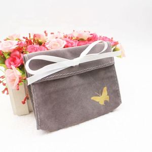 Pochette à bijoux en velours avec cordon de serrage pour collier, bracelet, boucles d'oreilles, montre, pierres précieuses, bagues - Sac cadeau promotionnel avec logo personnalisé - Product Image 6