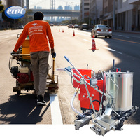 Équipement de marquage au sol thermoplastique à poussée manuelle facile à utiliser de l'usine Guangzhou Caiweile