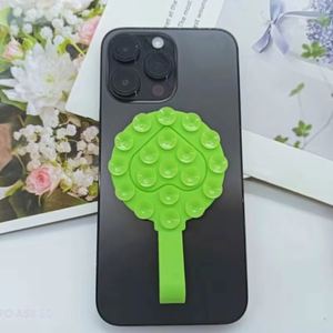 Soporte de silicona de doble cara para teléfono móvil con asa portátil, ventosa de doble cara con diseño de amor, regalos promocionales de empresa - Product Image 2