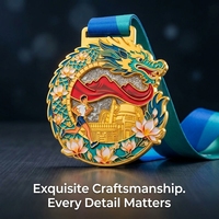 Médailles sportives en métal personnalisées, ensemble de trophées, prix de gros abordables pour les compétitions
