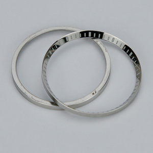 Anillo de Capítulo Luminoso Azul Súper Brillante de Acero Inoxidable 316L Compatible con SKX007 - Product Image 2