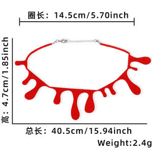 أزياء الهالوين ، قلادة الهالوين ، قلادة مختنقة مزحة ، قلادة وشم ، حفلة الهالوين ، هدايا زينة للنساء والفتيات - Product Image 2