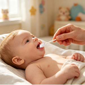 Limpiador de Lengua <span class=keywords><strong>para</strong></span> Bebés, Productos de Higiene Bucal, Cepillo de Dientes de Gasa Desechable <span class=keywords><strong>para</strong></span> Bebés y Palitos de Limpieza Bucal <span class=keywords><strong>para</strong></span> el Cuidado Oral - Product Image 6