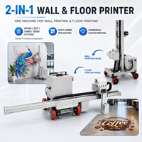 Imprimante murale et de sol UV automatique 2026, machine de peinture intégrée à jet d'encre 3D XP600 I1600 I3200 pour la décoration commerciale et domestique