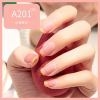 Vernis à ongles gel UV 15ml Nude Manucure Base & Top Coat Rose Soak Off Gel UV/LED Professionnel Colle à ongles en gelée