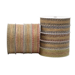 Colorful Yarn Natural Burlap <strong>Ribbon</strong> for Wedding Party Wrapping Gifts <strong>Easter</strong> Christmas Holiday Decoration - Product Image 2