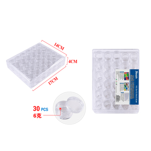 Juego de caja de almacenamiento de plástico de 30 piezas 6g 165x136x36 cm para artículos de joyería pequeños - Product Image 1