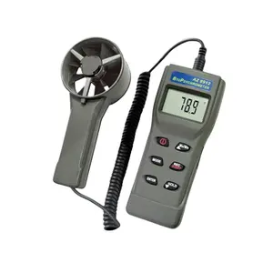 AZ8912 Digital pengukur aliran udara kipas jarak jauh BTU bohlam basah suhu kelembaban titik embun pengukuran suhu Anemometer Digital - Product Image 2