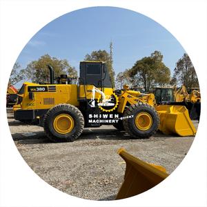 Komatsu รถตักล้อยาง WA380-6 WA380-5 WA380-3 Komatsu รถตักหน้า, ใช้ญี่ปุ่น WA380 รถตักขนาดเล็ก Komatsu WA600 ราคาต่ํา - Product Image 1
