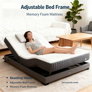 Интеллектуальный умный матрас: современный, комфортный, дышащий, складной, прочный, с 3D-пеной с эффектом памяти, средней жесткости, с двойным управлением, для спальни - Product Image 2