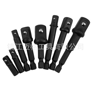 Hex Shank <b>To</b> Square Drive <b>Socket</b> <b>Adapter</b> CR-V Sandblasted Blackened <b>For</b> Electric <b>Drill</b> And Wrench Use - Product Image 4