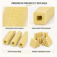 Media Filter Akuarium Keramik Berpori Saluran Berongga Media Bio Akuarium Kustom Bakteri Bermanfaat Produk Hewan Peliharaan
