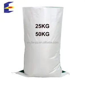 Factory Price White Plastic Polypropylene Sacks 25kg/50kg Sacks Laminated PP Woven Bags