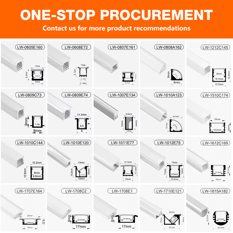 led aluminium profile channel