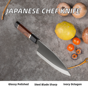 Cuchillos de Cocina Japoneses de Acero Inoxidable 9cr18mov con Acabado de Alto Brillo, Ecológicos, para Filetear, Cuchillo para Sashimi - Product Image 2