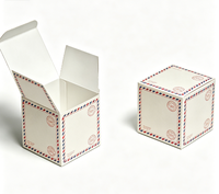 Meilleures ventes - Mini boîte cadeau écologique en carton recyclé, boîte à rabat personnalisée pour les cadeaux de baby shower, emballage de bonbons