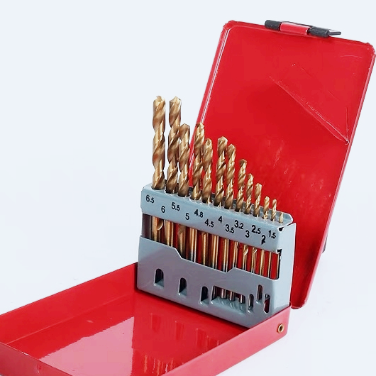 Laser Marked Hex Shank Drill Bits for CNC and Milling Machines Surprising Price on Steel Application