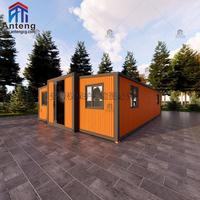 Maisonnette modulaire extensible en acier, design de mur isolé, certifiée pour une utilisation résidentielle et commerciale