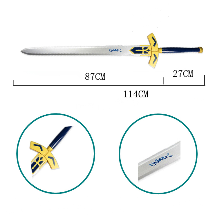 エクスカリバー剣　 約100cm 　木製 エクスカリバー 西洋剣 洋剣 全長約104cm コスプレ 道具 武器