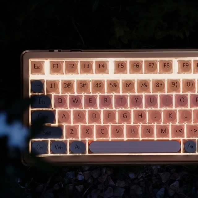 Stylish Design M98 "Foundation/Similar Ceramic" Three-mode Mechanical Keyboard for E-sports Game Office Computer Office Use