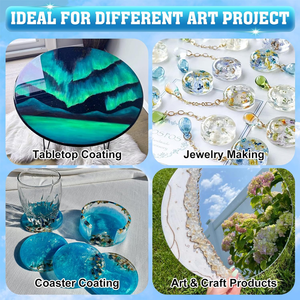 15kg 2:1 투명 에폭시 수지 (DIY 목재/리버 테이블 깊은 붓기용) - Product Image 6