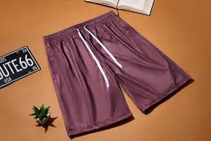 Pantalones cortos de malla ventilada para hombre, ropa de calle Vintage, pantalones cortos de baloncesto de malla Lisa Retro con aparejos personalizados para hombre