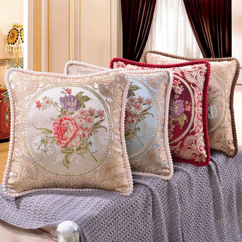 Sofa Euro Size Pillow Covers Cotton Cushion Covers For Sofa And
