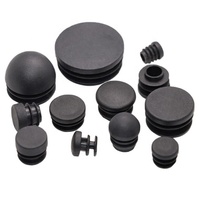 10mm 12mm 14mm 19mm 20mm 22mm 25mm 30mm 32mm 35mm 38mm 42mm tube rond en acier bouchon d'extrémité en plastique pour pied de chaise, poteau de clôture
