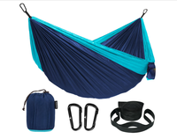 Hamac adapté à l'équipement de hamac de camping, à la survie en sac à dos extérieur ou au nylon de parachute léger portable de voyage