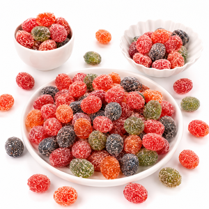 Caramelle Gommose Halal al Gusto Frutta Acida a Forma di Virus, Produzione OEM all'Ingrosso, Fabbrica di Dolciumi Personalizzati - Product Image 2