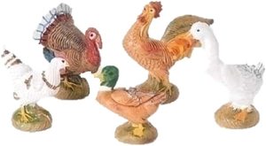 2025 Juego de 5 piezas de estatuas del pueblo de La Natividad italiana - Product Image 5