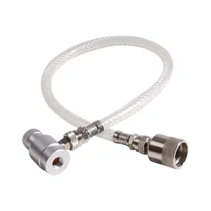 Clear N2o Gas Navulling Slang Adapter Voor Laders Slagroom Laders Distikstofoxide Slagroom
