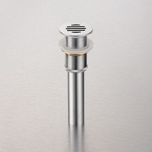 Badkamer Messing Pop-Up Afvoerstoppers Met Overloopspoelbakken Worden Gebruikt In Sanitair En Kranen Als Onderdeel Van De Sanitaire Installaties - Product Image 1