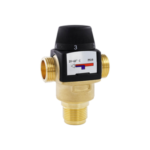 <span class=keywords><strong>Vanne</strong></span> de mélange thermostatique pour chauffage au sol ZL-2544 en laiton 1/2'' <span class=keywords><strong>3</strong></span>/4'' 1'' <span class=keywords><strong>3</strong></span> <span class=keywords><strong>voies</strong></span> - Product Image 1