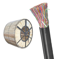 Antenne autoportante remplie de gelée souterraine 2 paires rjll flat 8 core paire torsadée câble téléphonique prix rouleau 100m