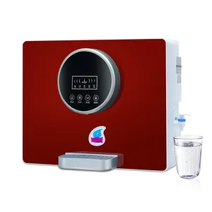 Touch Screen Wall Mounted alkaline Water Purification Hot And Cold Water Dispenser Reverse Osmosis System Water Filter