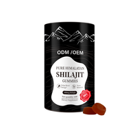 LIFEWORTH Gommes en or 100% Naturel Adulte Applicable Pure Himalayan Shilajit Fulvic Acid 85 + Trace Minerals Ashwagandha Gokshura