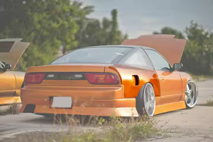 บังโคลนหลังรถยนต์ไฟเบอร์กลาส 50 มม. สำหรับนิสสัน S13 180SX - Product Image 2