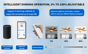 Phổ Trần Fan điều khiển từ xa Kit Tương thích với Alexa Google trợ lý, cố định cho cuộc sống thông minh ứng dụng mô hình - Product Image 2