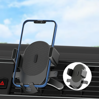 Support de téléphone pour grille d'aération de voiture, durable et flexible, avec rotation à 360 degrés et fixation étanche