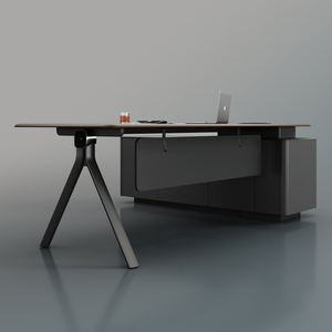 Luxury Wooden <strong>Modular</strong> L Shaped Executive Office <strong>Desk</strong> with Modern Design Manager CEO <strong>Desk</strong> and Chair Set - Product Image 5