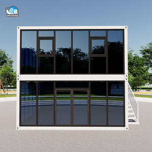 2 camada cortina parede vidro Modular Container casa para Villa Residencial Hotel Container casa - Product Image 1