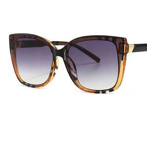 Nuevo sobredimensionado cuadrado gafas de sol de las mujeres 2020 de ojo de gato de gafas Vintage gran marco de lujo diseñador - Product Image 6