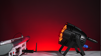 Ensemble émetteur DMX512 sans fil avec étui de protection intégré, batterie 750 mAh, récepteur pour projecteurs LED Uplight, Par Beam et Moving Lights