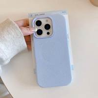 Coque arrière magnétique antichoc en TPU pour 17 Pro Max avec impression UV anti-traces de doigts et design couleur unie