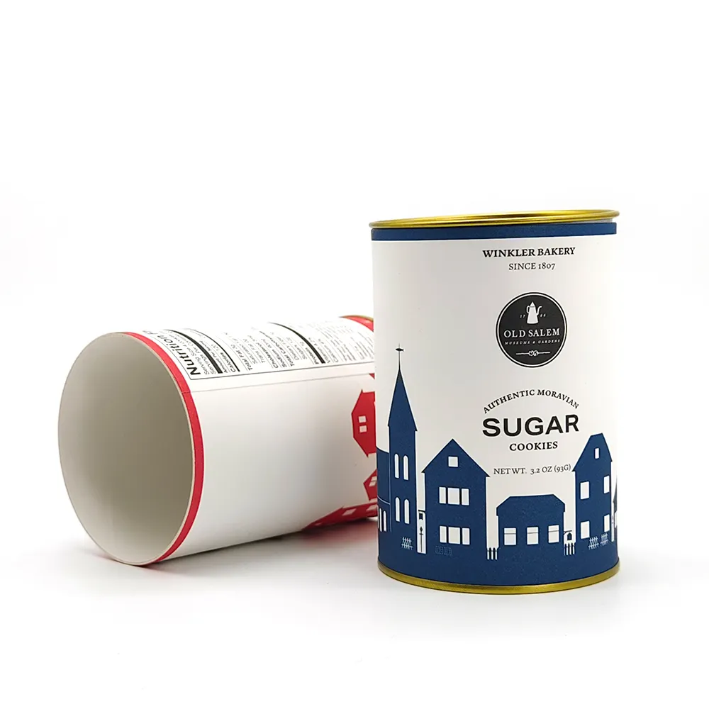 하이 퀄리티 디지털 인쇄 포장 사탕 커피 콩 티백 종이 튜브 상자