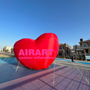 Grand ballon gonflable en forme de cœur d'amour, couleur personnalisée, ballon gonflable en forme de cœur d'amour géant, cœur d'amour rouge gonflable - Product Image 3